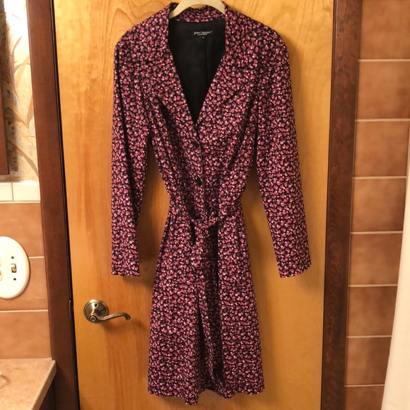 Betsey Johnson Jackets & Blazers - Stunning Betsey Johnson floral trench coach